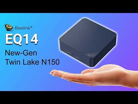 Ultra Quiet Twin Lake N150 Sub $200 Mini PC! EQ14 Review