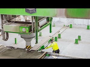 Precast wall plant in operation: Santalan Betoni, Finland.