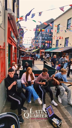 Brilliant atmosphere and fabulous buskers on the streets of The Latin Quarter as usual today…. | The Latin Quarter Galway