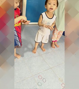 43K views · 1.4K reactions | Baby Arah's Playtime (Rubber Band). She is playing rubber band with her two younger brothers. They are enjoying the traditional rubber band game. | BABY ARAH MEDIA | Facebook