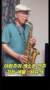 가는 세월 - 서유석 #shorts #saxophone #색소폰 #취미
