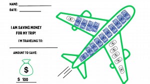 Money Plane Worksheet for Kids | Fun Savings Tracker & Financial Literacy Tool | Goal-setting Activity | Digital Download - Etsy