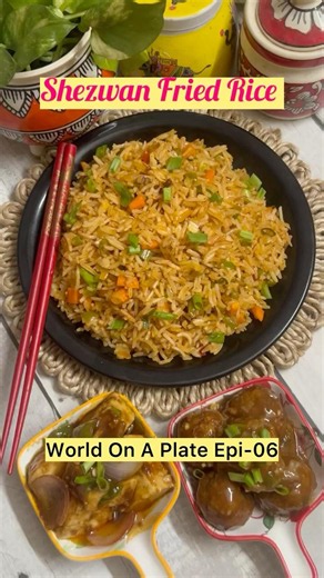 Shezwan Fried Rice #indowesternfood #onepotmeal