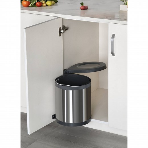 Practa Solutions 10L Stainless Steel Swing Bin