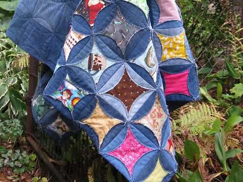 Blue Jeans Circle Quilt
