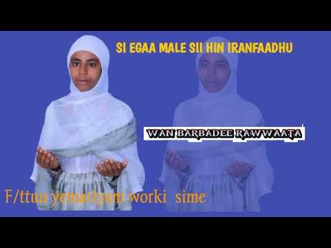 Farfannaa haraa afaan oromotiin "Sii egaa male sii hin iranfaadhuu " far yemariyaam worki sime