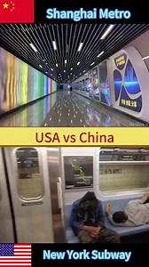 272K views · 6.7K reactions | Shanghai Metro VS New York Subway. #China  Credit: X netizens | Embassy of The People's Republic of China in the United States | Facebook
