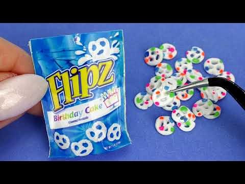 COLLECTION DIY MINIATURE FOOD AND SWEETS REALISTIC HACKS AND CRAFTS FOR BARBIE AND DOLLHOUSE !!!