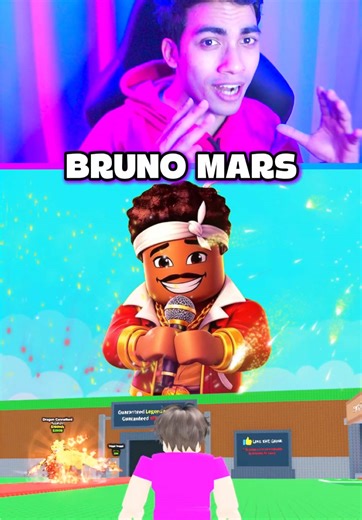 Bruno Mars Concert Experience in Roblox