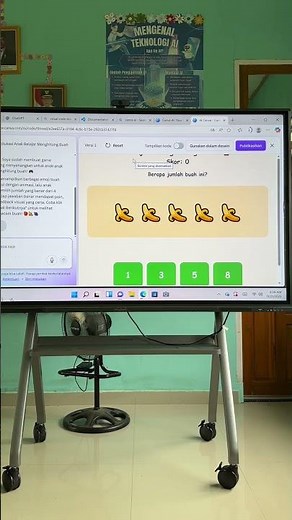 Membuat game pembelajaran interaktif dengan canva ai