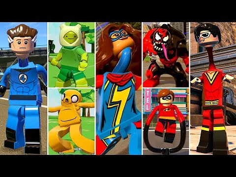 All Elastic Characters in LEGO Videogames