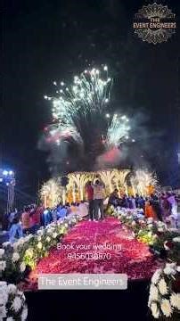 wedding decor- bride groom entry - a beautiful decor THE EVENT ENGINEERS ♥️ 9456030870