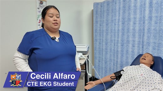 Edinburg CISD is excited to kick off a new segment where we visit the Career and Technical Education (CTE) building and ask students why they chose CTE. Today, we had the opportunity to visit the EKG program and learn how it will help students in the future. | Edinburg Consolidated Independent School District