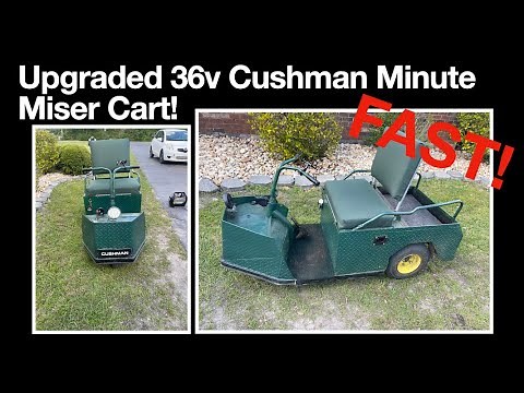Upgraded 36v Cushman Minute Miser Electric Cart Walkaround & Drive