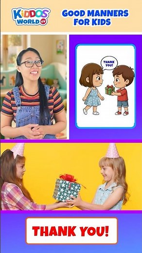 Miss V Teaches Kids to Say Thank You! | Learning Good Manners for Kids