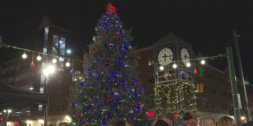 East Lansing holds first-ever tree lighting ceremony