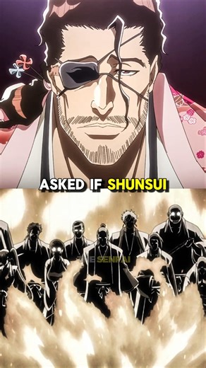Shunsui Was Trained by OG Captains? #bleach #bleachanime #anime