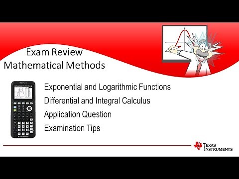 Unit 3 Exam Revision for QCE - QCAA | Mathematical Methods | TI-84PlusCE