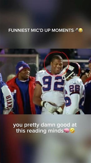 Funny Mic’d Up Moments🎤😂 #shorts #nfl #funny #subscribe