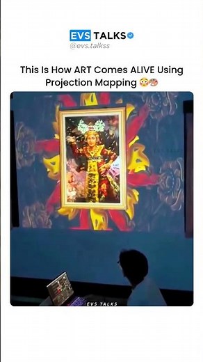 This Is How ART Comes ALIVE Using Projection Mapping 😳🎨