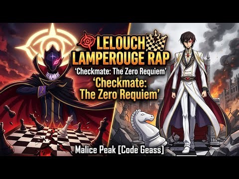👑 LELOUCH LAMPEROUGE RAP | "Checkmate: The Zero Requiem" | Malice Peak (Code Geass)
