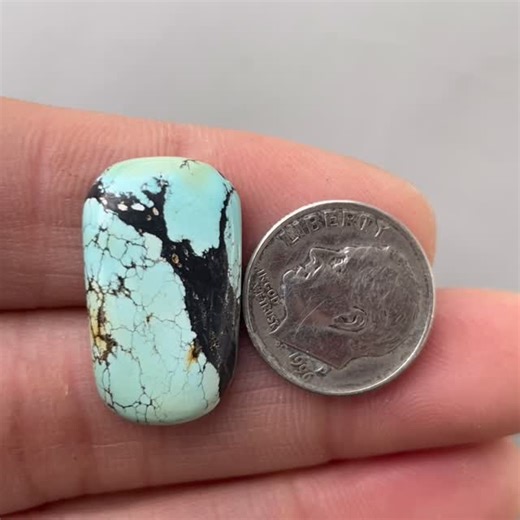 Mark Zh on Instagram: "(S/N:y638D) Natural bamboo Mountain polished Hubei turquoise cab. 12.8 ct, $9. Shipping fee is $5 by airmail. Please comment ”me“ or ”mine“ to claim, DM your email for paypal invoice. Thank you! #turquoisecabhubei #turquoisecabs #naturalturquoise #turquoisecabochon #hubeiturquoise"
