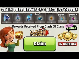 🤩CLAIM FREE REWARDS In Clash Of Clans - Free Magic Potions And Gems + Black Friday Discount Offers!✅