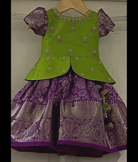 kids aari work legangas design designs @trendingonline353 kids pattu pavadai aari work designs