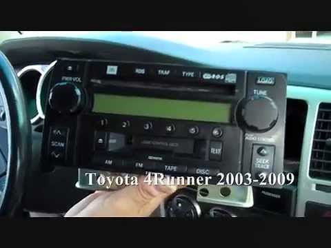 Toyota 4Runner Stereo Removal 2003 - 2009 = Car Stereo HELP