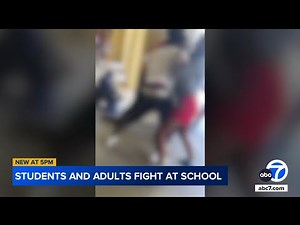 School fight involving parents and teachers in Riverside goes viral