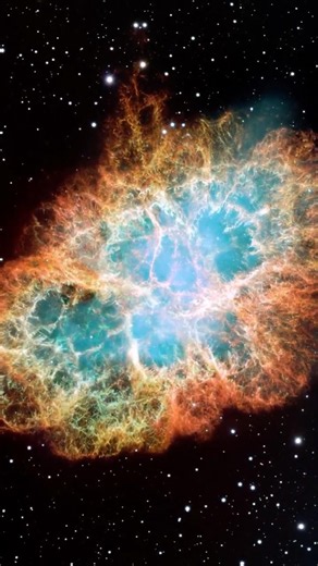The EXTREME Heart of the Crab Nebula #universe #astronomy #space #science #shorts