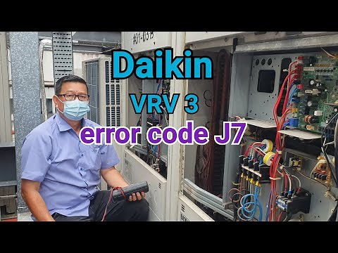 How to rectify error code J7 | Daikin VRV 3