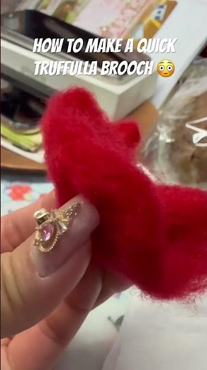 How to make a truffula brooch 👍#truffulatree #lorex #2026 #harpersplayhouse #drseuss