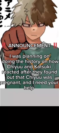 And Chiyuu was pregnant with their oldest son, Takumi, anyways, please tell me any scenarios or suggestions, because I don't want to make some of you guys uncomfortable #mha #bnha #scenarios #timeskips #history