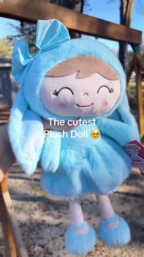 This is such an adorable little Easter bunny, plush doll! #plushdoll #plushdolls #dolls