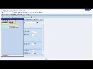 SAP PP - Material master data