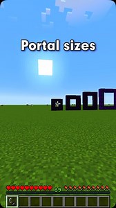 26K views · 2.3K reactions | Nether portal sizes in Minecraft! #minecraft #minecraftmemes | Tixlgame | Facebook