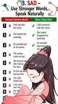 10 Powerful Words Instead of “Sad” 😢 #shorts Learn English Easily