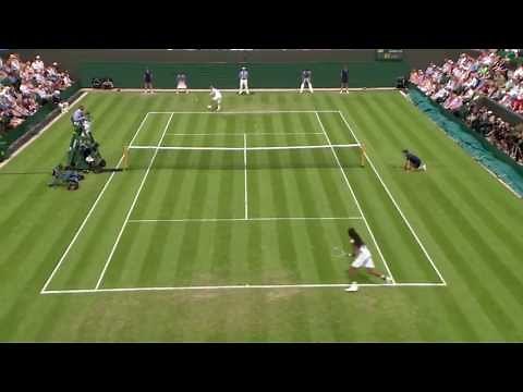 Dustin Brown incredible volley at Wimbledon 2013