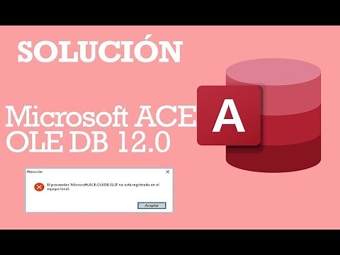 "Microsoft ACE OLEDB 12 0 no está registrado en el equipo local" 3 SOLUCIONES Multi Code