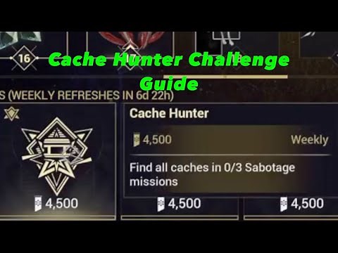 Cache Hunter Challenge Guide | 3 resource caches in Sabotage mission | Warframe | The Glassmaker