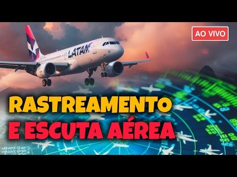 Tráfego Aéreo ao Vivo: Rastreamento e Escuta nos Principais Aeroportos do Brasil #shorts