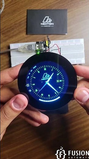 Nextion NX4848E021-011C - EDGE Series 2.1 Inch Round HMI Touch Display DEMO