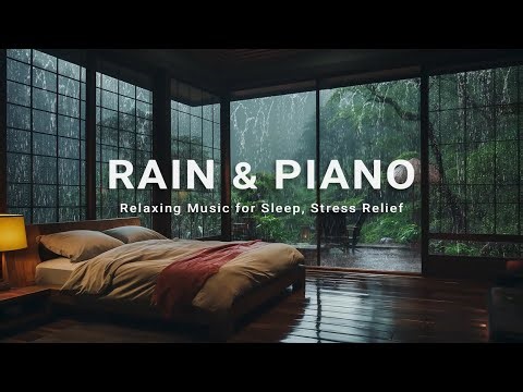 Relaxing Music with Rain Sounds & Piano | Healing Sleep Music for Inner Peace, Stress Relief, Calm