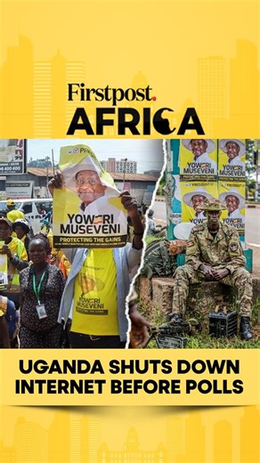 #FirstpostAfrica: Uganda is heading to the polls amid rising tension, an internet shutdown, and widespread security crackdowns. Just 48 hours before the general election, authorities cut internet and mobile services nationwide, citing national security concerns. President Yoweri Museveni, in power since 1986, is seeking to extend his decades-long rule, facing off once again against opposition leader and pop star-turned-politician Bobi Wine. Rights groups and critics warn the measures threaten th