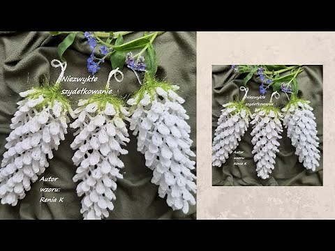 Szyszka szydełko 12 cm AUTOR WZORU AUTHOR PATTERN RENIA K. Pine cone crochet tutorial