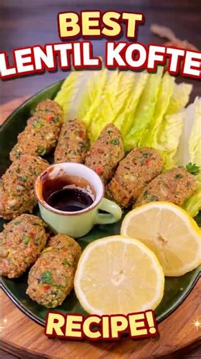 Easy Turkish Lentil Bulgur Kofta 🌿 | Healthy & No-Cook Recipe! #food #healthyfood #cooking #recipe