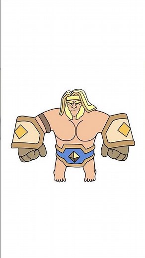 How to draw Giant Hero - Clash Royale