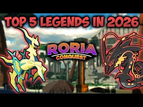 [2026] Top 5 BEST Legendary Pokemon In Brick Bronze (Roria Conquest Roblox)