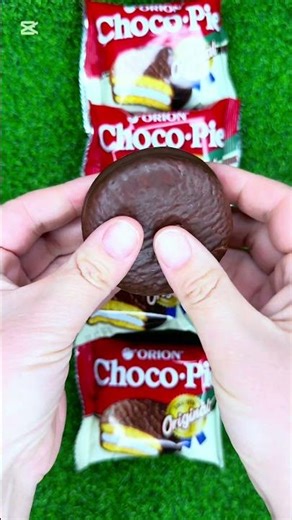 Dessert ASMR | Slow Open + Slow Crunch Choco Pie 🍫